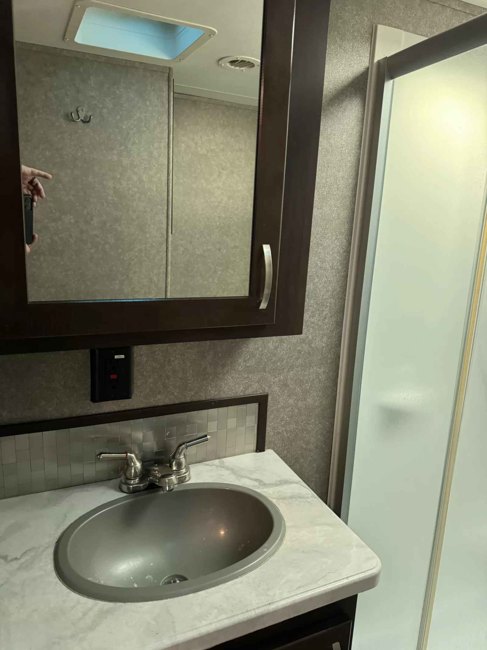 2018 Jayco Talon 313 fifth wheel storage compartment available at Bell Camper Sales in Bartlesville, Oklahoma