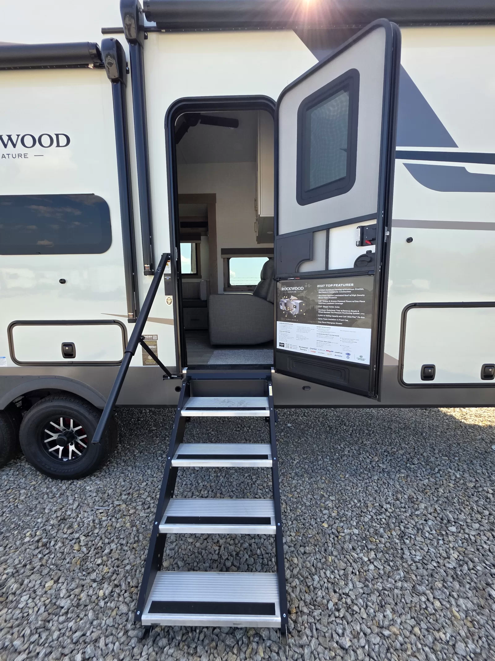 2027 Forest River R374DBH fifth wheel dinette area available at Bell Camper Sales in Bartlesville, Oklahoma