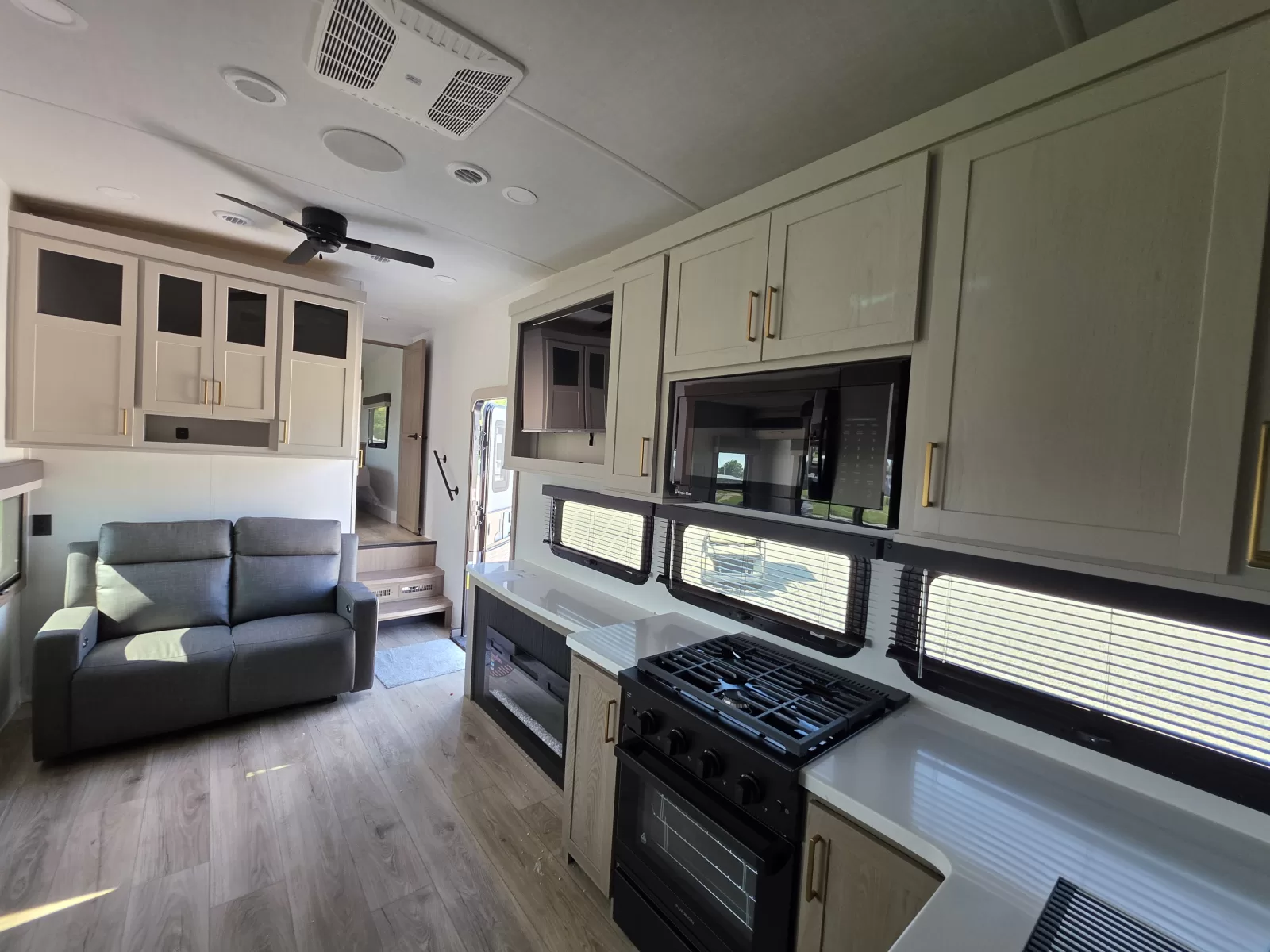 2027 Forest River 374DBH fifth wheel detail view available at Bell Camper Sales in Bartlesville, Oklahoma