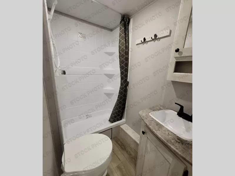 2025 Shasta 525BHS travel trailer rear angle available at Bell Camper Sales in Bartlesville, Oklahoma