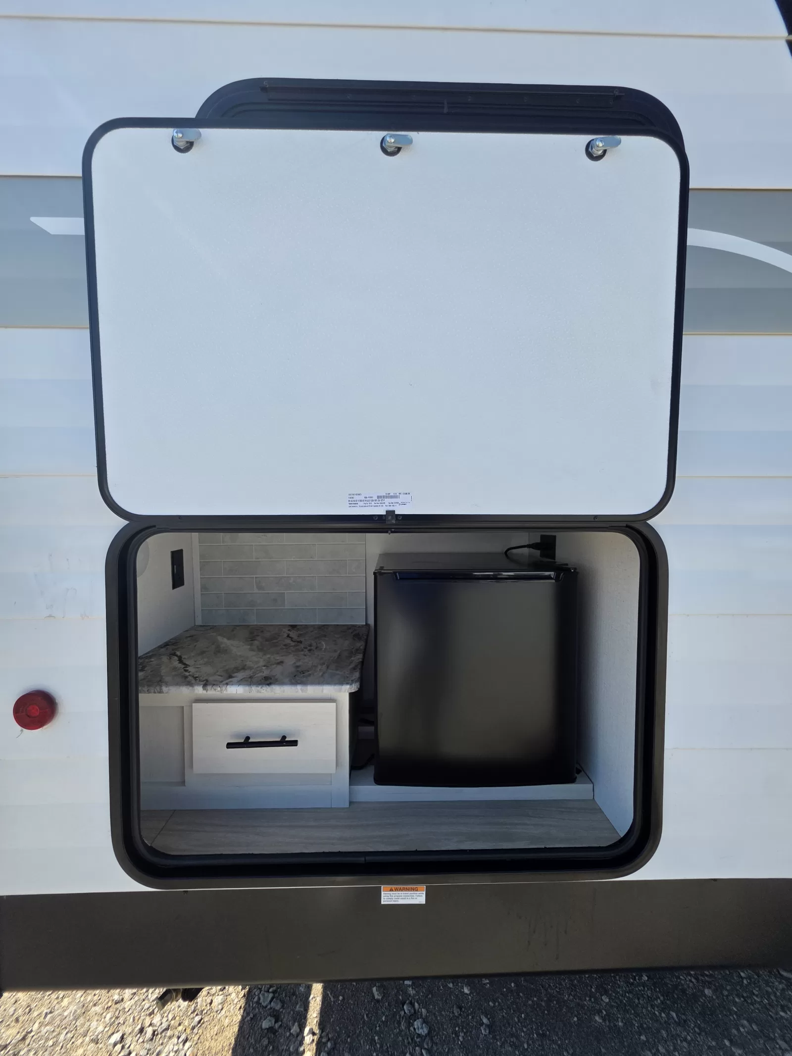 2027 Shasta Oasis 525RS B2 travel trailer dinette detail view available at Bell Camper Sales in Bartlesville, Oklahoma