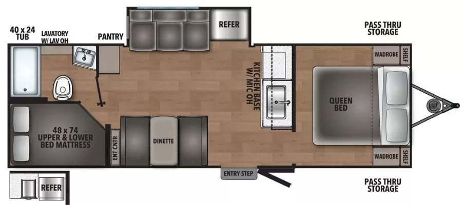 New 2027 Coachmen RV Shasta Oasis 525RS B2 floorplan