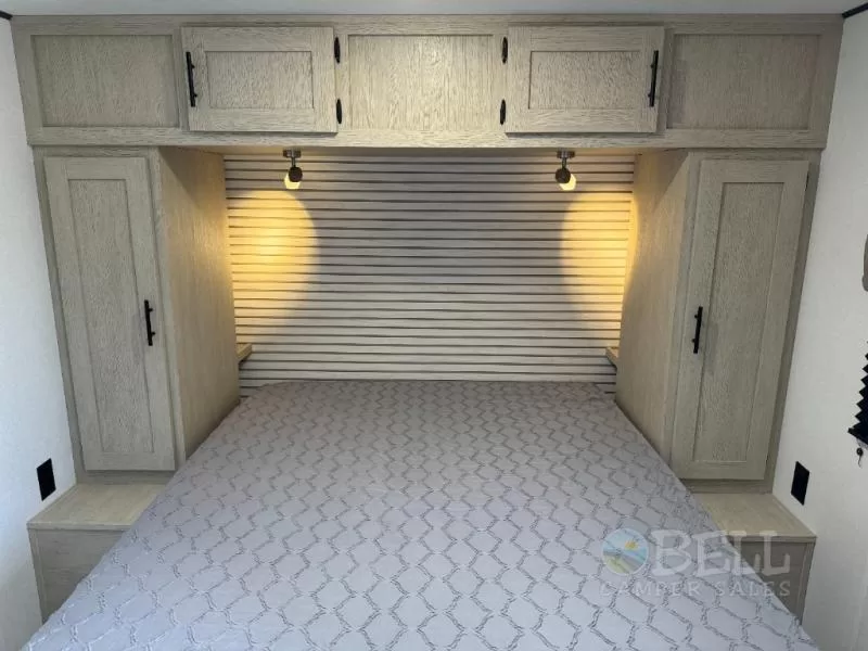 2025 Shasta 525BHS travel trailer storage compartment at Bell Camper Sales in Bartlesville, Oklahoma