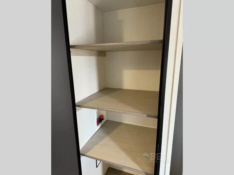 2025 Shasta 525BHS travel trailer bunkhouse sleeping area at Bell Camper Sales in Bartlesville, Oklahoma