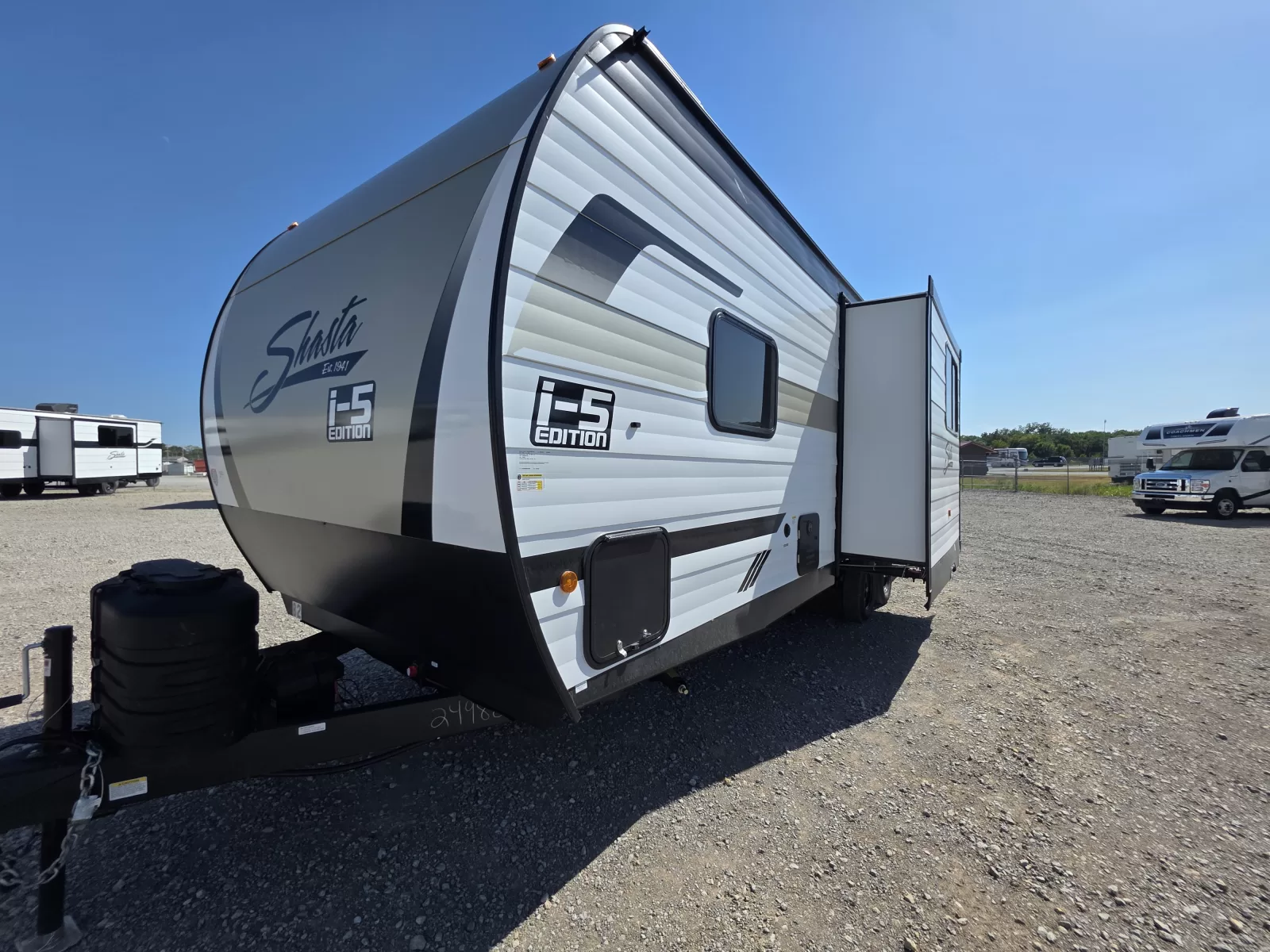 2027 Shasta Oasis 525RS travel trailer exterior view available at Bell Camper Sales in Bartlesville, Oklahoma