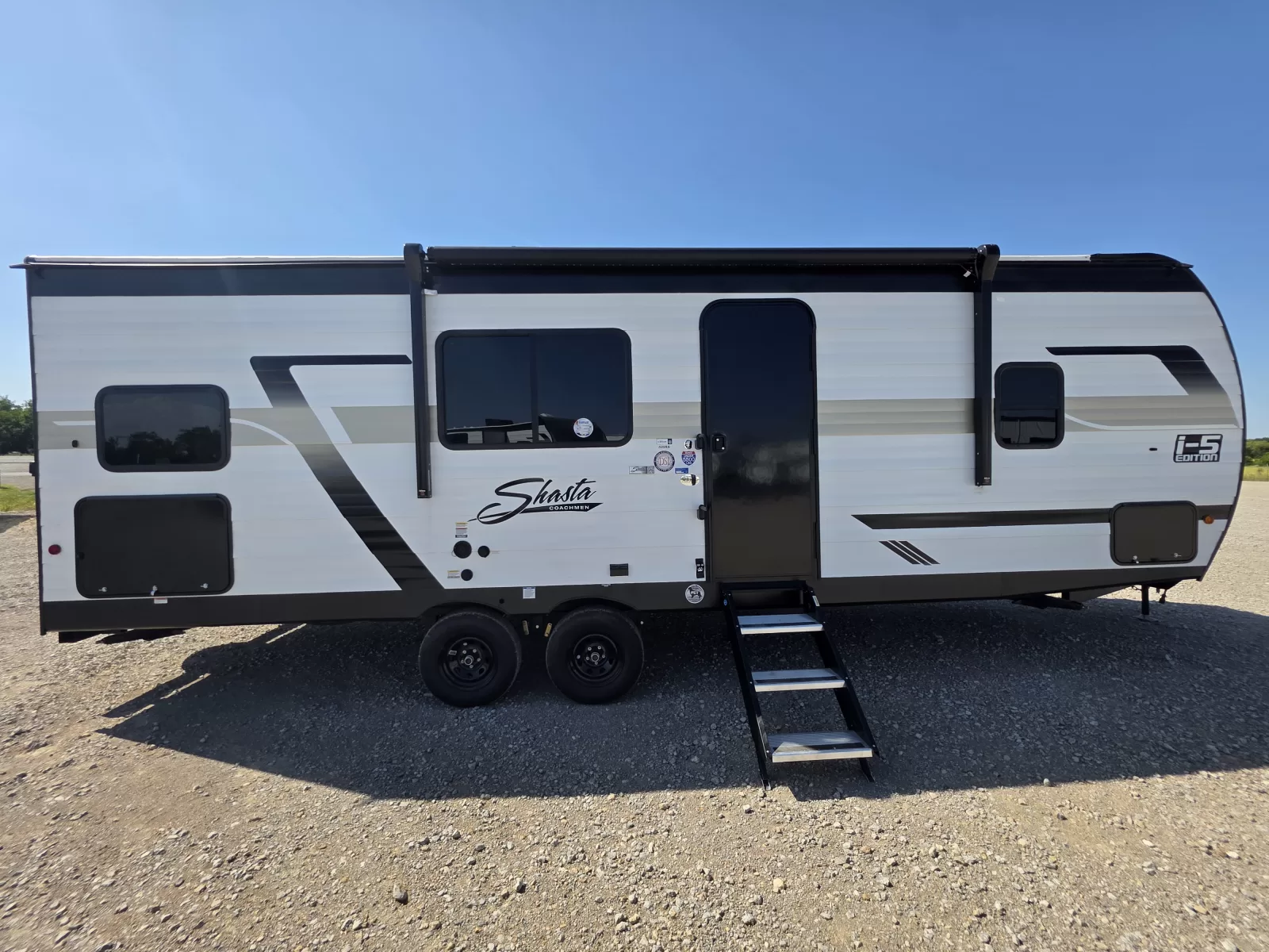 2027 Shasta Oasis 525RS travel trailer bathroom available at Bell Camper Sales in Bartlesville, Oklahoma