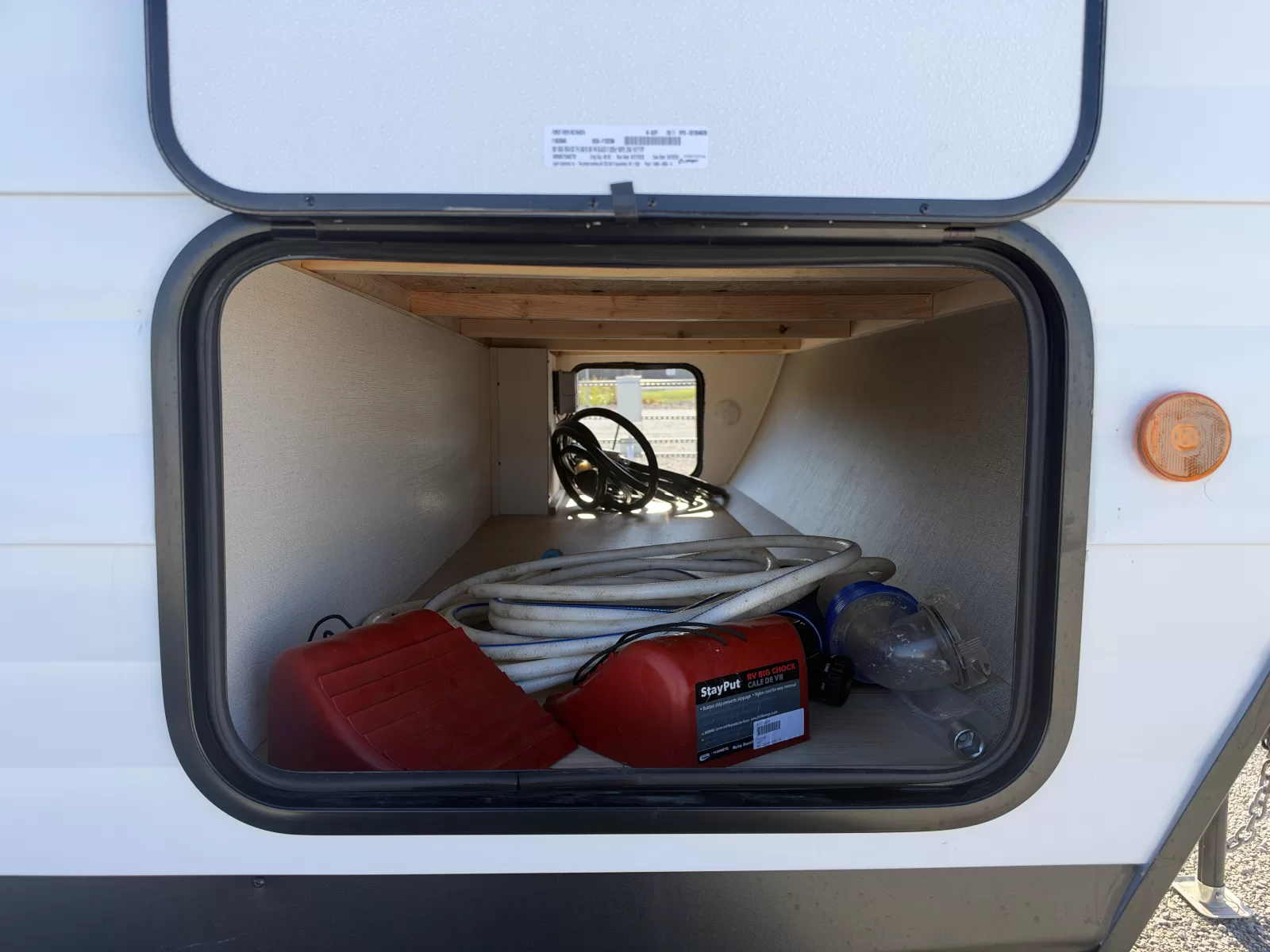 2027 Shasta Oasis 526RBS C1 travel trailer rear exterior available at Bell Camper Sales in Bartlesville, Oklahoma