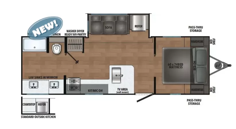 New 2027 Coachmen RV Shasta Oasis 526RBS C3 floorplan