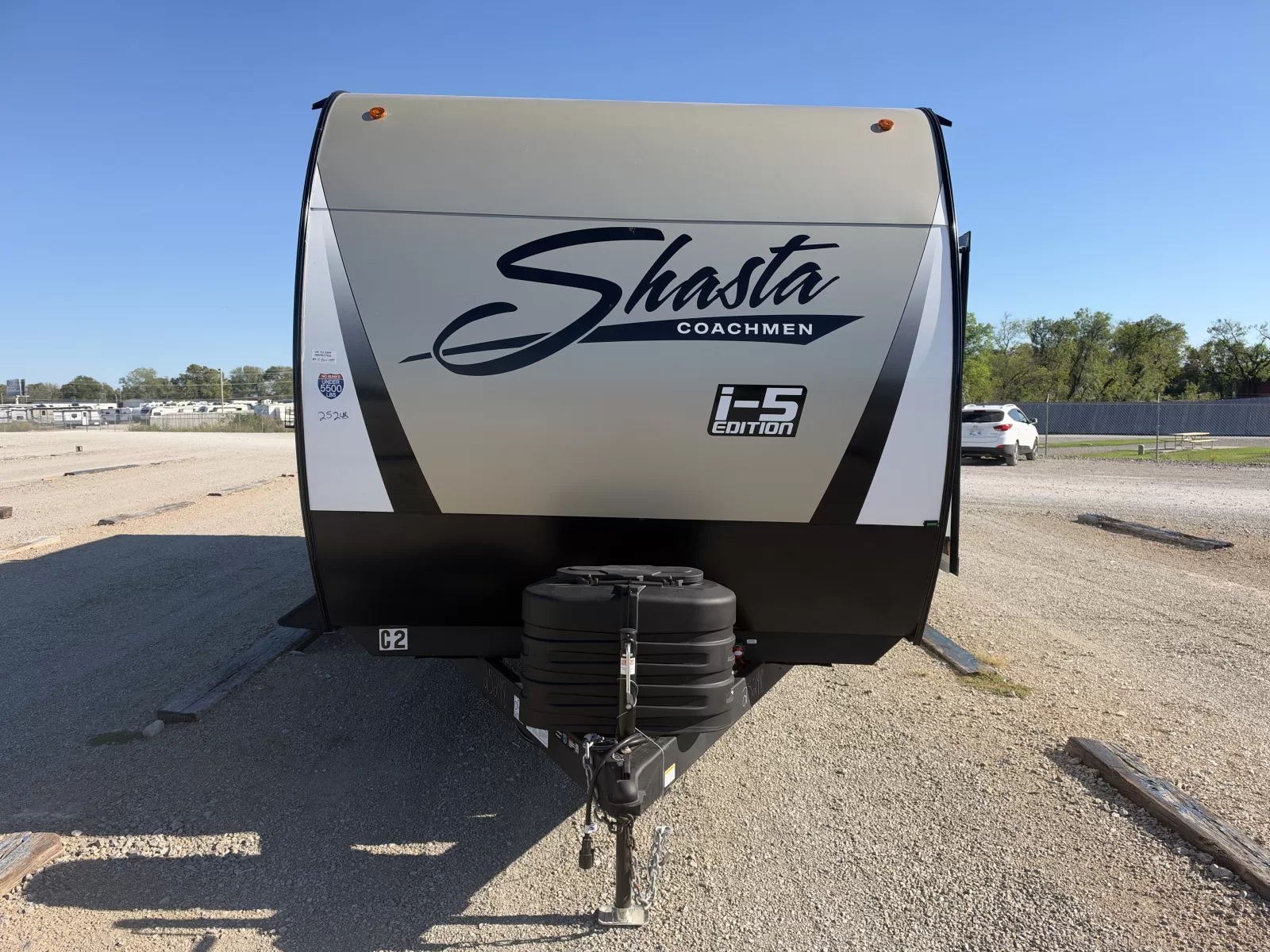 2027 Coachmen Oasis 526RBS travel trailer front exterior available at Bell Camper Sales in Bartlesville, Oklahoma