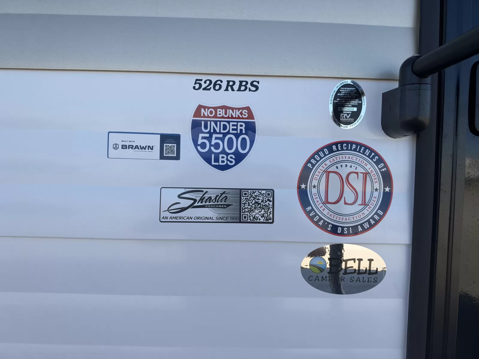 2027 Coachmen Oasis 526RBS C3 travel trailer full view at Bell Camper Sales in Bartlesville, Oklahoma