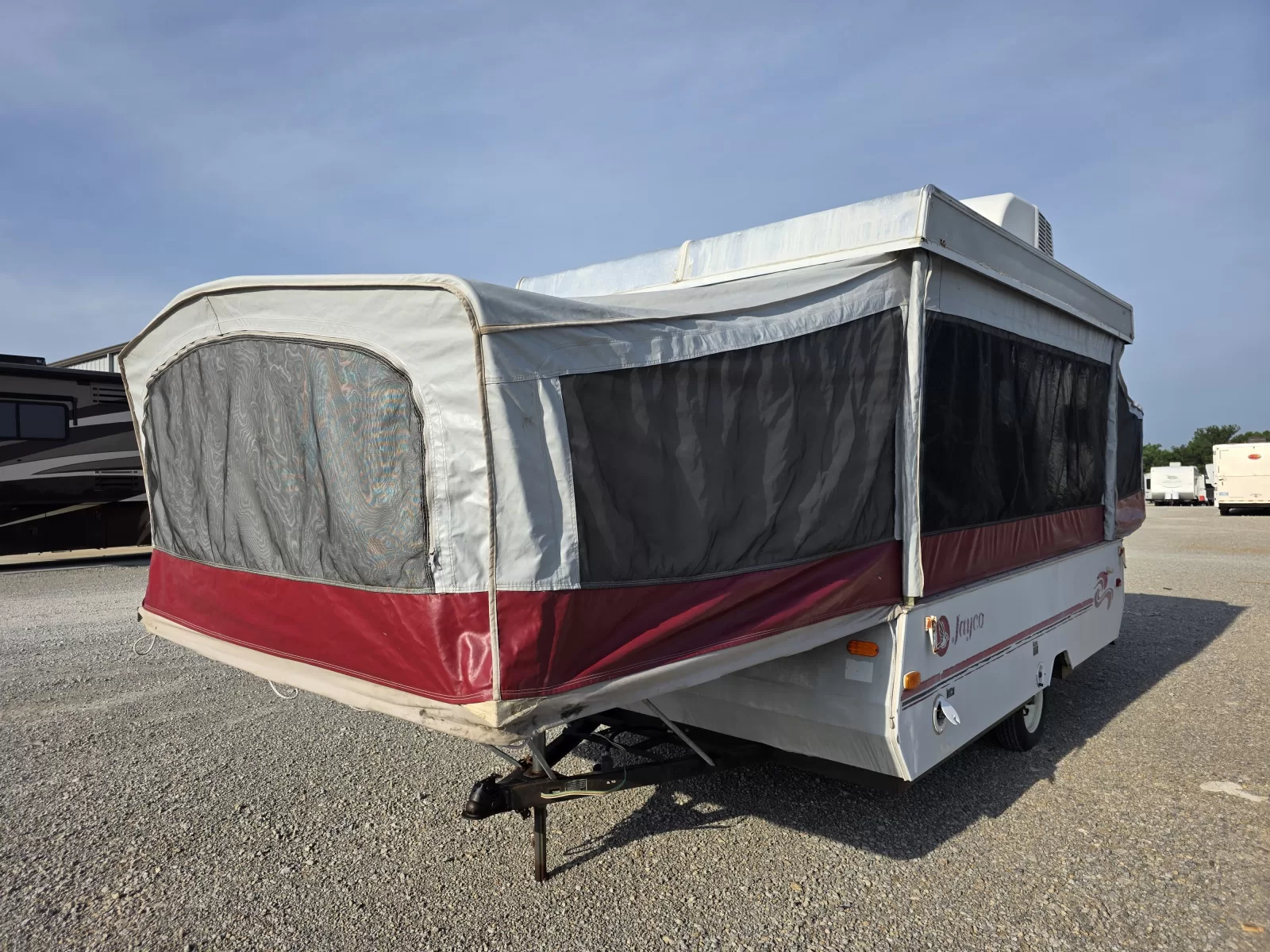 1995 Jayco Eagle 10 popup camper rear exterior available at Bell Camper Sales in Bartlesville, Oklahoma